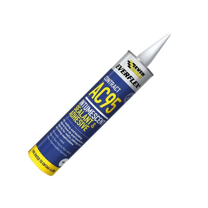 Everbuild Sika AC95 Intumescent Acoustic Sealant 900ml - 486163