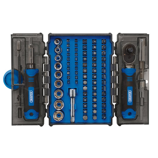 Draper Ratchet and Screwdriver Bit Set 78 Piece