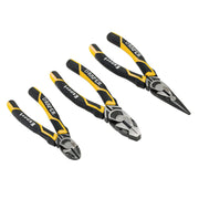 Draper Expert High Leverage Plier Set 3 Piece Yellow