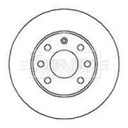 Borg & Beck 2 x Vented Front Brake Discs BBD4252