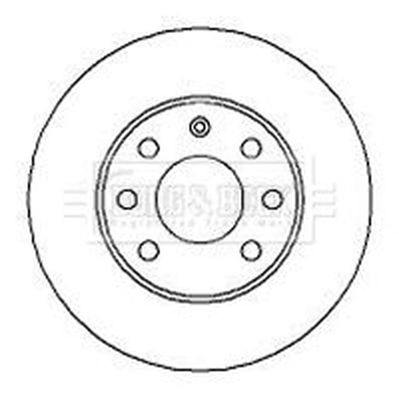 Borg & Beck 2 x Vented Front Brake Discs BBD4252
