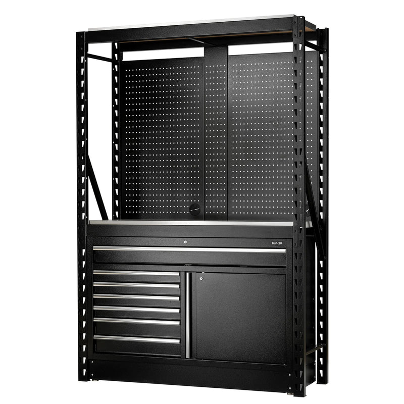 Bunker 14 Piece Modular Storage Combo 1500mm Racking System