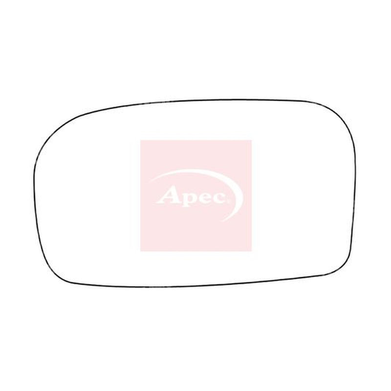 Apec Exterior Wing Mirror Glass Left AMS2593