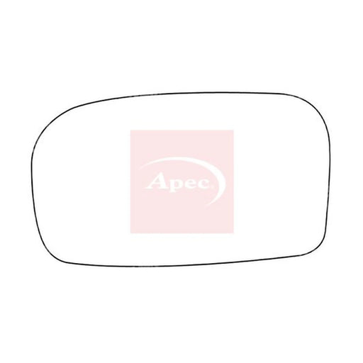 Apec Exterior Wing Mirror Glass Left AMS2593