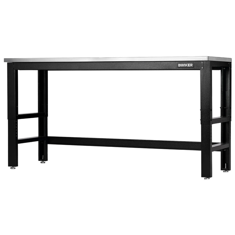 Bunker Workbench with Stainless Steel Worktop - Multi-Length Options