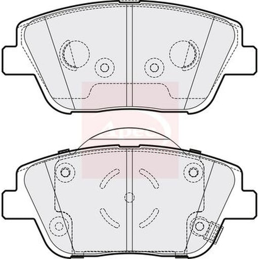 Apec Front Brake Pad Set PAD1755