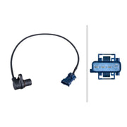 Hella Crankshaft Position Sensor 6PU 009 167-141