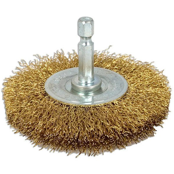 Laser Tools Flat Brush with Quick Chuck 75mm - PL