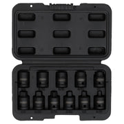 Draper Impact Pipe Plug Socket Set 3/8" Sq. Dr. 11 Piece