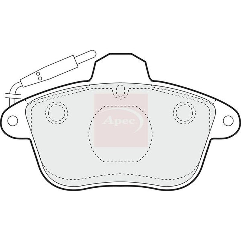 Apec Front Brake Pad Set PAD758