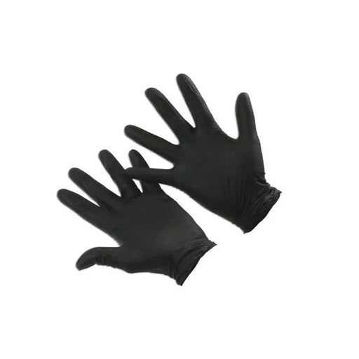 Connect Grippaz XXLarge Black Nitrile Gloves 50pc - CPL
