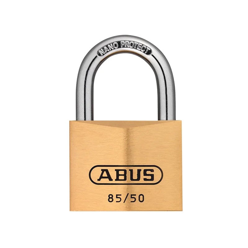 ABUS Mechanical 85/50mm Brass Padlock Keyed Alike 2747 - 10002479-01