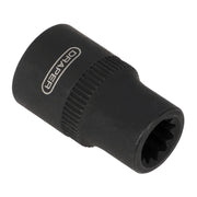 Draper Brake Caliper Socket 8mm 11-Point 3/8" Drive