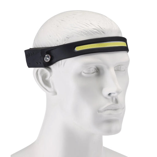 Draper COB LED Rechargeable Head Torch HT-350, 120/350 Lumens