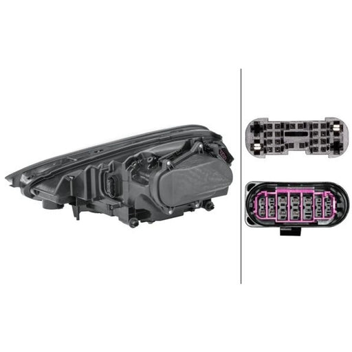Hella Headlight Headlamp LED Right 1EX 011 745-161