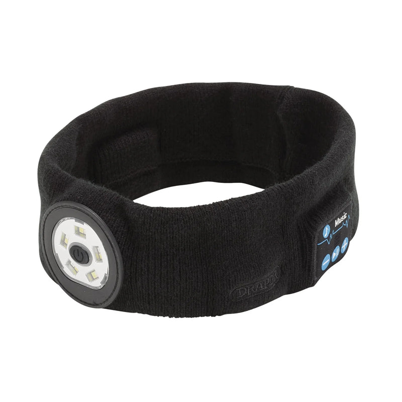 Draper Smart Wireless Rechargeable Headband with LED Torch