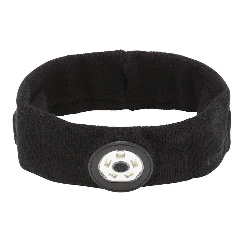 Draper Smart Wireless Rechargeable Headband with LED Torch