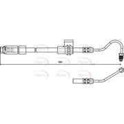 Apec Brake Hydraulic Hose Line Rear Left HOS3736