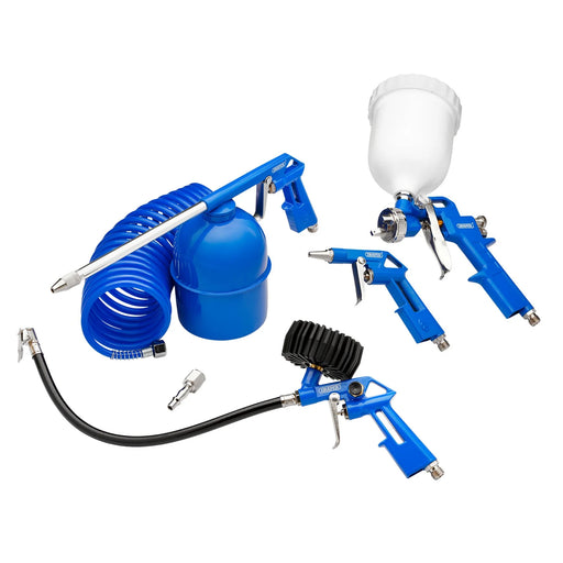 Draper Air Tool Kit 1/4" BSP 5 Piece with 500ml Spray Gun