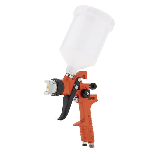 Draper HVLP Air Paint Spray Gun 600ml with Nozzle Kit