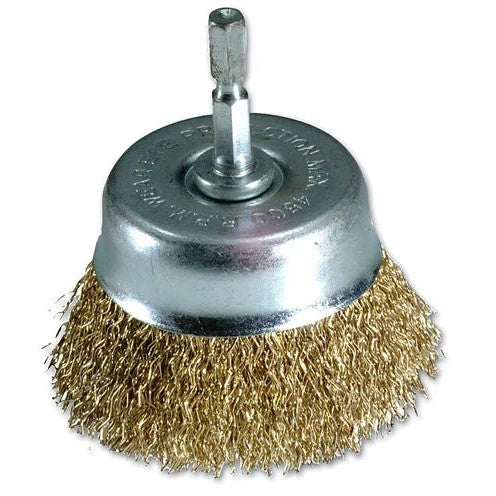 Laser Tools Cup Brush with Quick Chuck 75mm - PL