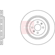 Apec 2 x Vented Front Brake Discs DSK2343