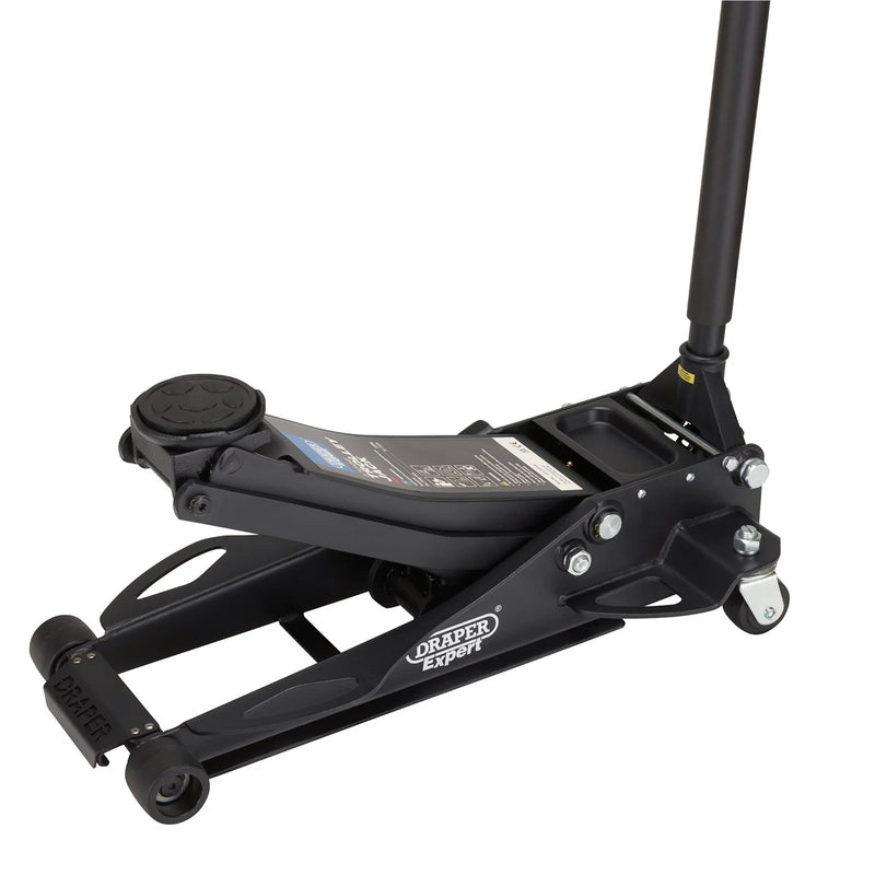 Draper Expert Trolley Jack 3 Tonne Low Profile Black