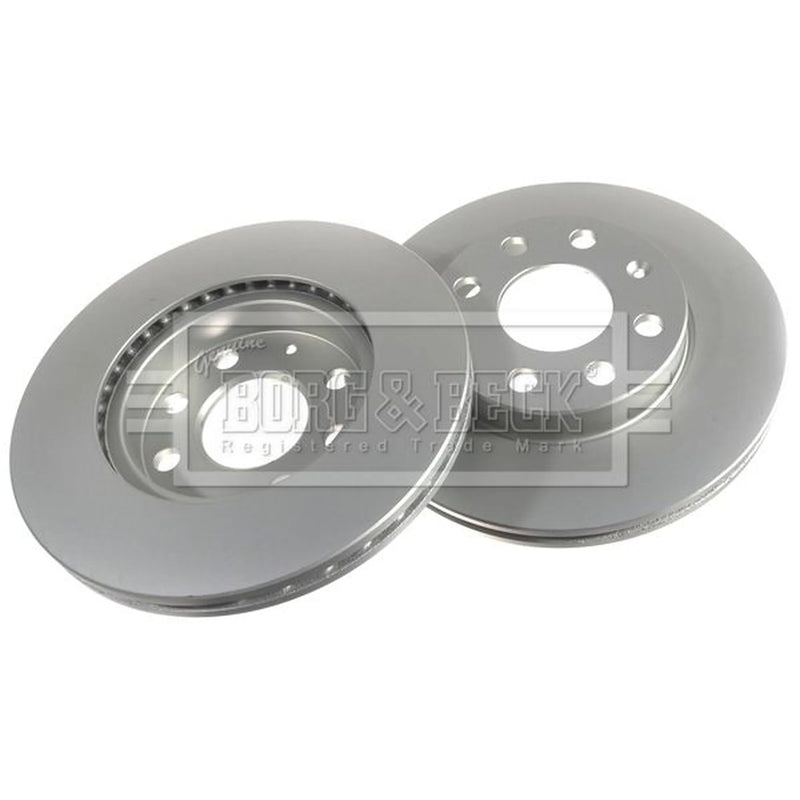 Borg & Beck 2 x Vented Front Brake Discs BBD4252
