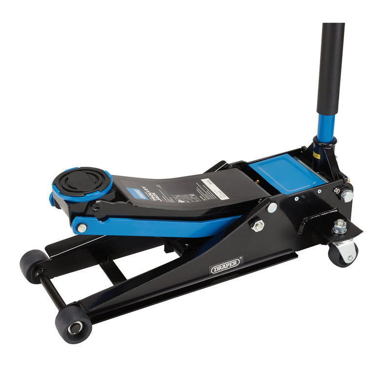 Draper Trolley Jack, Low-Profile, Twin-Piston Lift