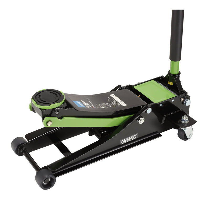 Draper Trolley Jack, Low Profile, Green