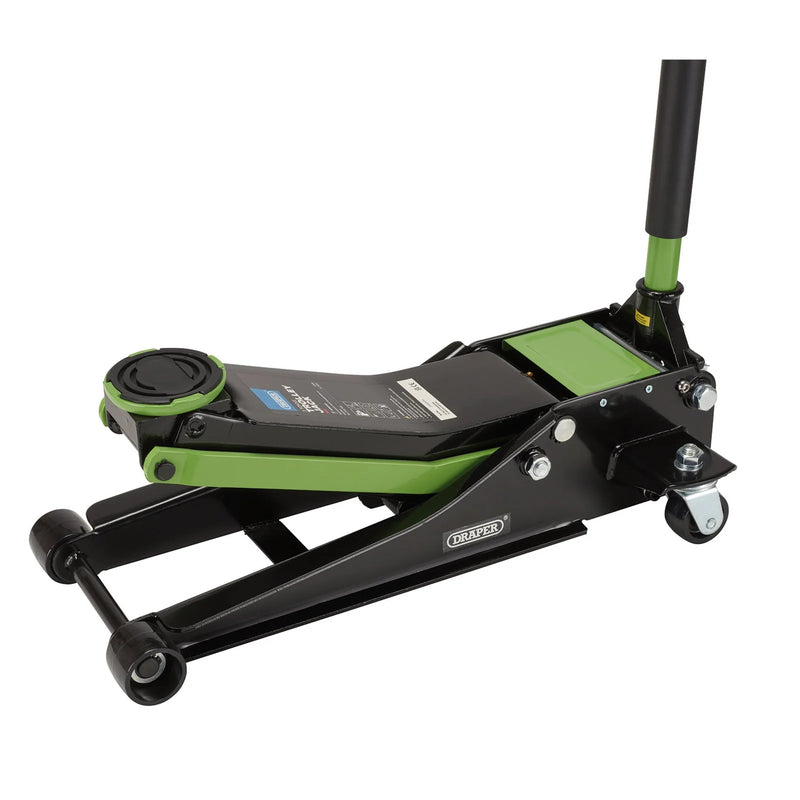 Draper Trolley Jack, Low Profile, Green