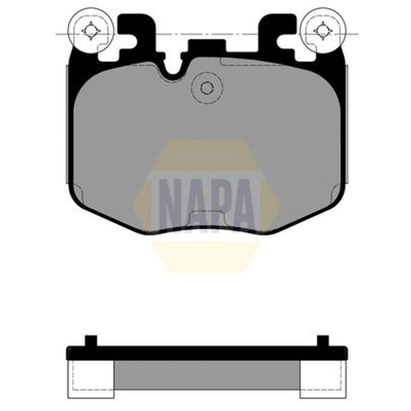 NAPA Front Brake Pad Set NBP1965