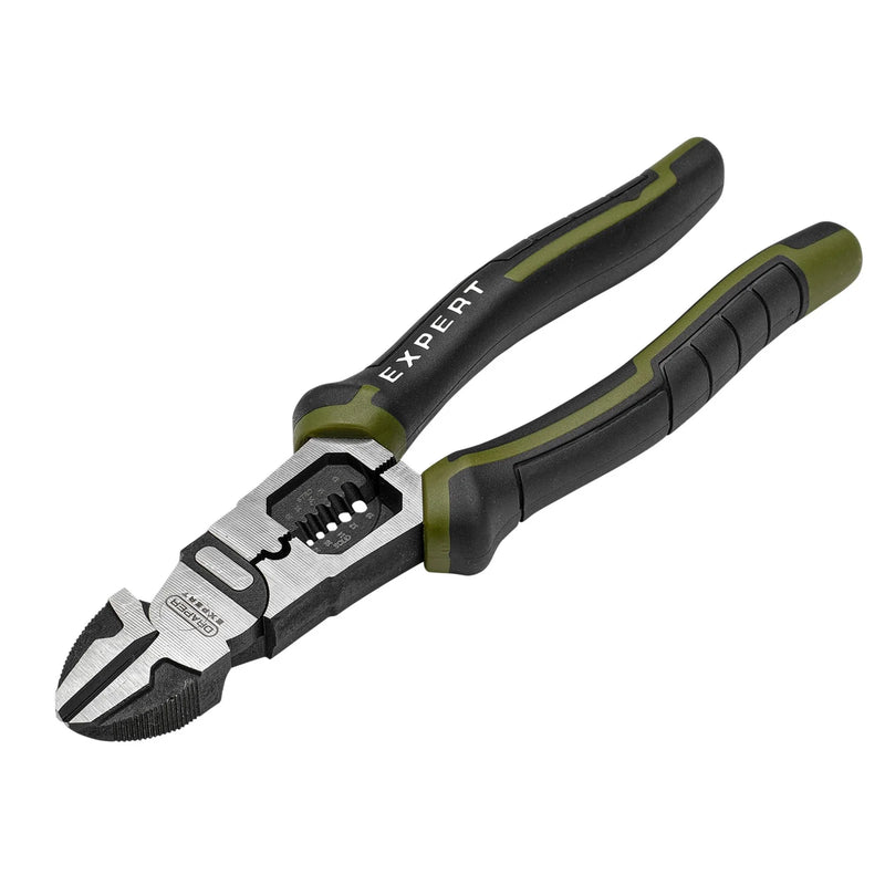 Expert Side Cutters with Wire Stripper 200mm