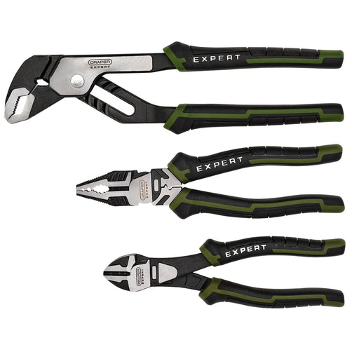 Expert High Leverage Pliers Set 3 Piece 190mm/200mm/250mm