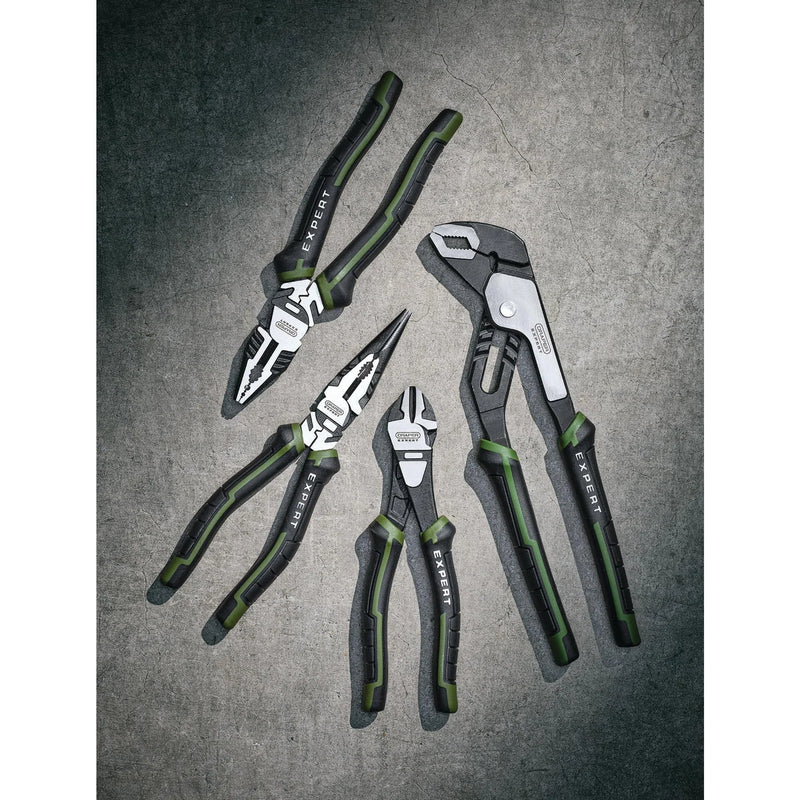 Expert High Leverage Pliers Set 4 Piece with Water Pump Pliers