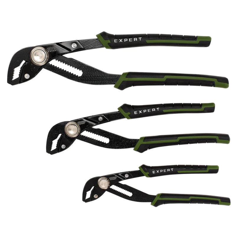 Expert Water Pump Pliers Set 3 Piece Quick Release