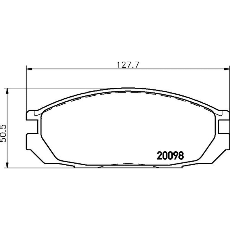 Mintex Rear Brake Pad Set MDB1452