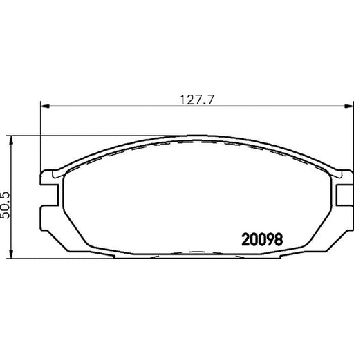 Mintex Rear Brake Pad Set MDB1452