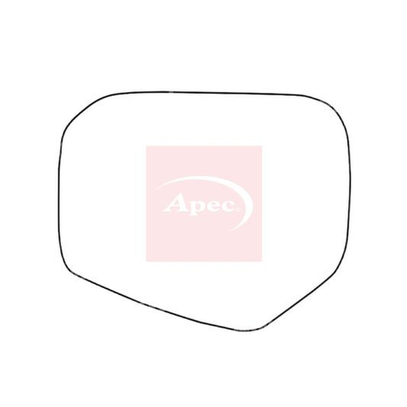 Apec Exterior Wing Mirror Glass Left AMS2639