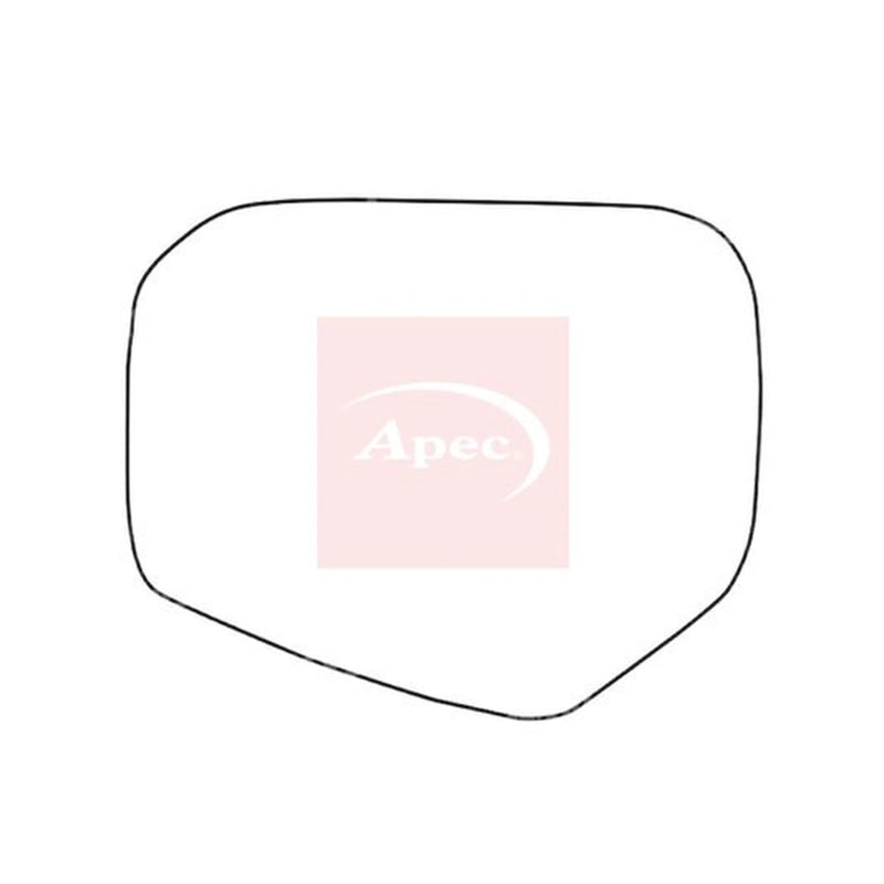 Apec Exterior Wing Mirror Glass Left AMS2639