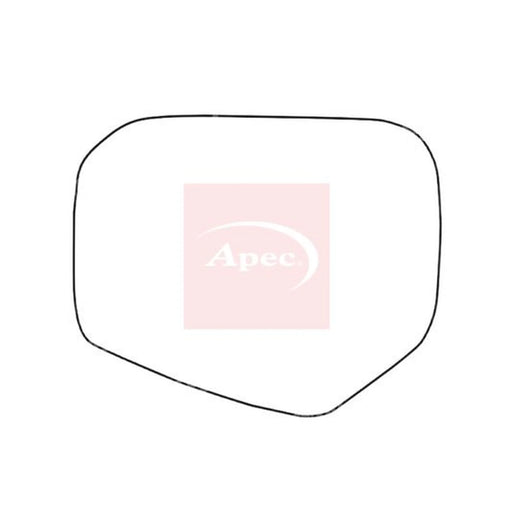 Apec Exterior Wing Mirror Glass Left AMS2639
