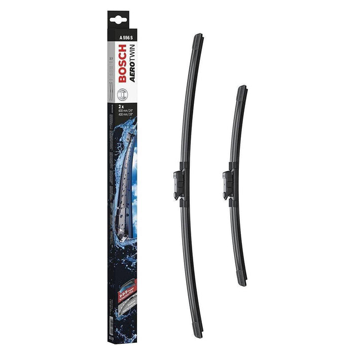 Genuine Bosch Aerotwin Front Windscreen Wiper Blades A556S 600Mm/400Mm Bosch  - Town Parts