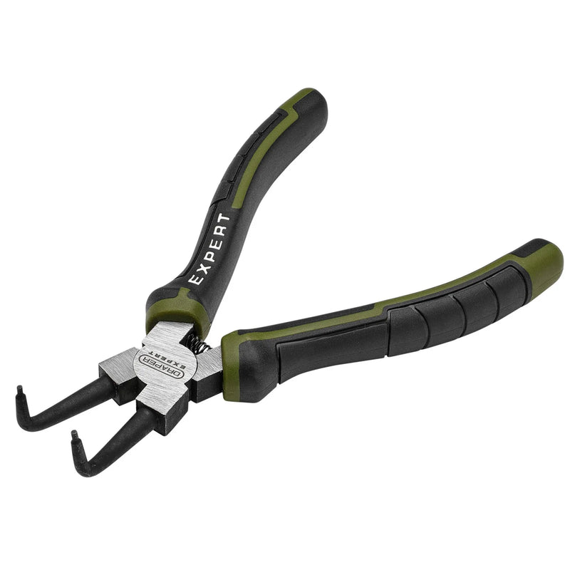Expert Bent Internal Circlip Pliers 180mm Chrome Vanadium Steel