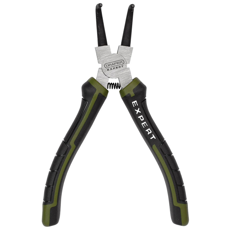 Expert Bent Internal Circlip Pliers 180mm Chrome Vanadium Steel