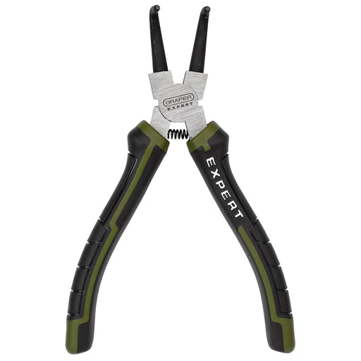 Expert Bent Internal Circlip Pliers 180mm Chrome Vanadium Steel