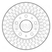 Borg & Beck 2 x Vented Front Brake Discs BBD4608