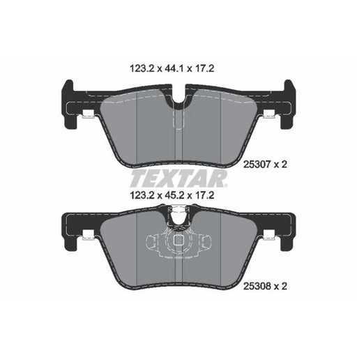 Textar Rear Brake Pad Set 2530701