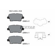 Textar Rear Brake Pad Set 2295301