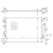 NRF Engine Radiator 550003