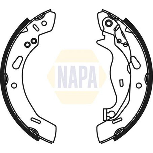 NAPA Brake Shoe Set Axle Kit NBS1078